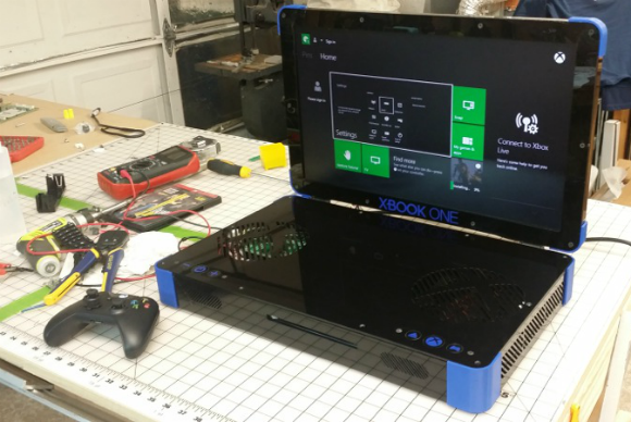 Modder turns Xbox One into Xbook One laptop