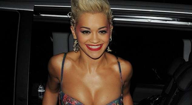 Rita Ora Holiday party in “Adidas”(Photos)